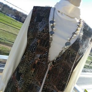 African reversible vest